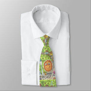 PUMPKIN PIE FRIENDS, THANKSGIVING PARADE NECK TIE