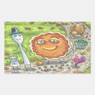 PUMPKIN PIE & FRIENDS THANKSGIVING PARADE STICKERS