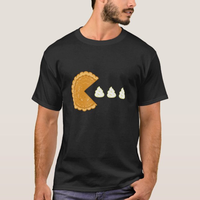 Pumpkin Pie Gamer Thanksgiving T-Shirt (Front)
