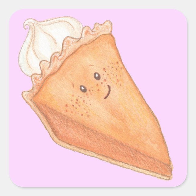 Pumpkin Pie Guy Sticker (Front)
