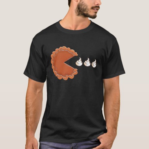 Pumpkin Pie Lover Potato pie Arcade Edition design T_Shirt