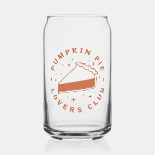 Pumpkin Pie Lovers Club Can Glass