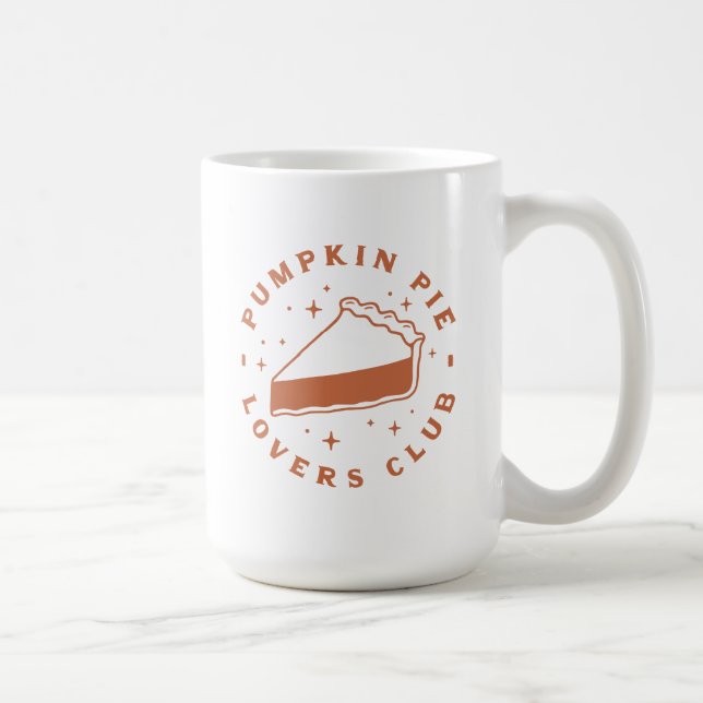 Pumpkin Pie Lovers Club Coffee Mug (Right)