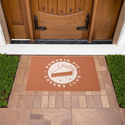 Pumpkin Pie Lovers Club Doormat