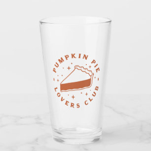 Pumpkin Pie Lovers Club Glass
