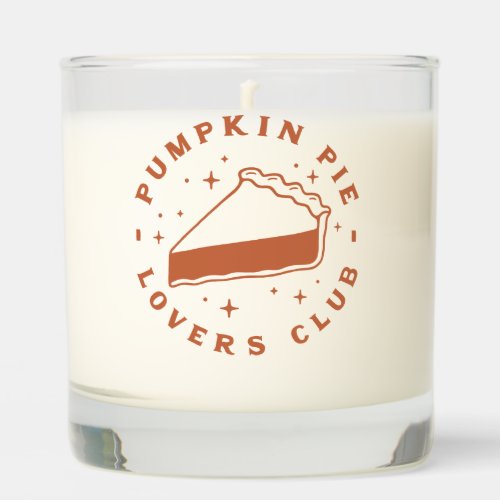 Pumpkin Pie Lovers Club Scented Candle