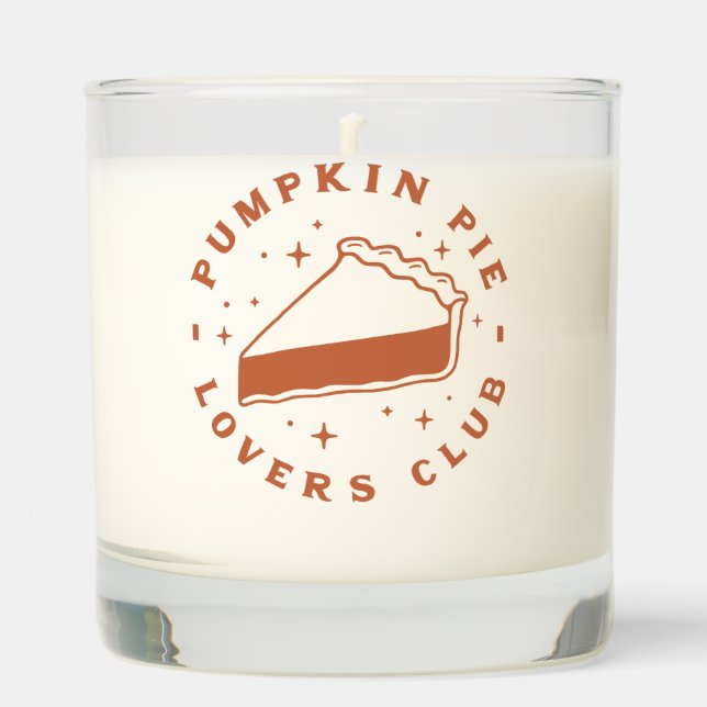 Pumpkin Pie Lovers Club Scented Candle (Front)