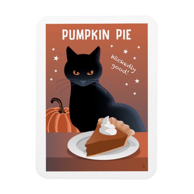 Pumpkin Pie Magnet (Vertical)