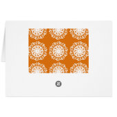 Pumpkin Pie Mandala Cards (Back Horizontal)