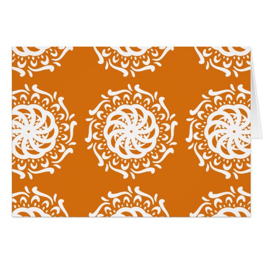 Pumpkin Pie Mandala Cards (Front Horizontal)