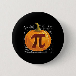 Pumpkin Pie Math Fun Halloween Thanksgiving Pi Day Button