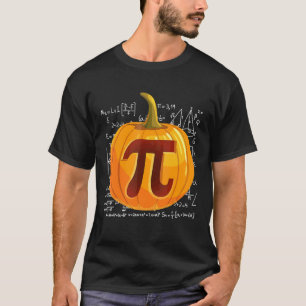 Pumpkin Pie Math Funny Halloween Thanksgiving Pi T-Shirt
