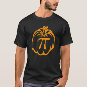 Pumpkin Pie Math Halloween Thanksgiving Pi Day T-Shirt
