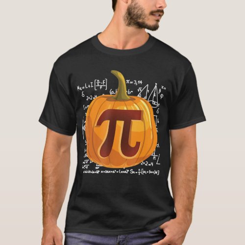 Pumpkin Pie Math Shirt Funny Halloween Thanksgivin