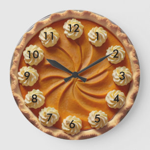 Pumpkin Pie or Sweet Potato Pie Kitchen Clock