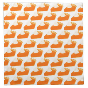 Pumpkin Pie Pattern Cloth Napkin