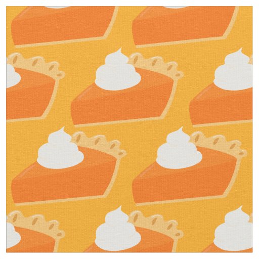 Pumpkin Pie Pattern Fabric