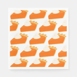 Pumpkin Pie Pattern Napkins