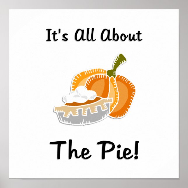 Pumpkin Pie Poster (Front)