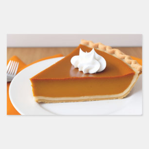 Pumpkin Pie Rectangular Sticker