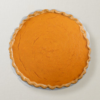 Pumpkin Pie Round Pillow
