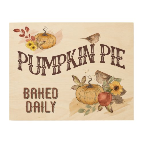 PUMPKIN PIE SIGN