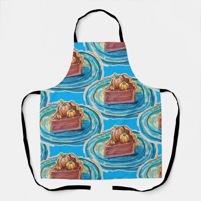 Pumpkin Pie Slice Apron (Front)