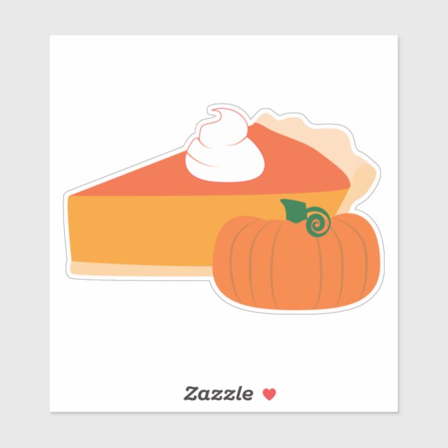 Pumpkin Pie Sticker (Sheet)
