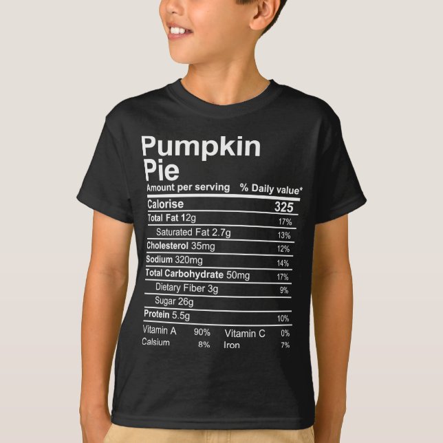 Pumpkin Pie T-Shirt (Front)
