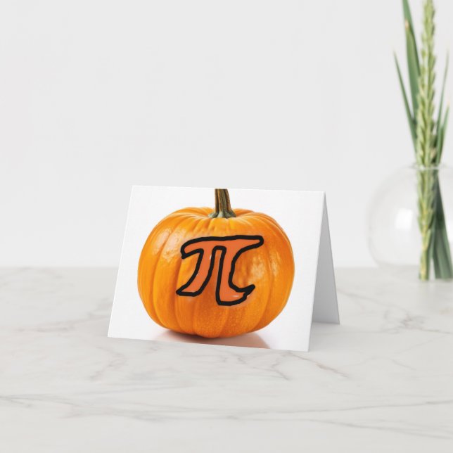 Pumpkin Pie Thank You Card (Front)