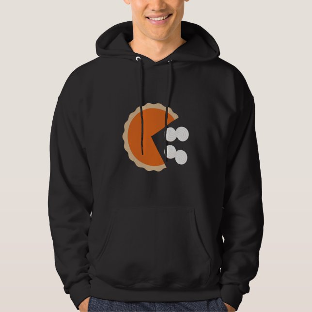 Pumpkin Pie Thanksgiving Humor Pumpkin Season Hoodie (Front)