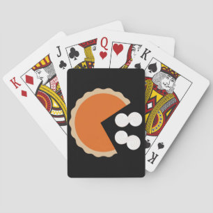 Pumpkin Pie Thanksgiving Humor Pumpkin Season Poker Cards