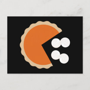 Pumpkin Pie Thanksgiving Humor Pumpkin Season Postcard