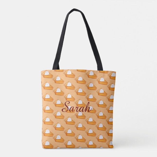 Pumpkin Pie Tote Bag (Back)