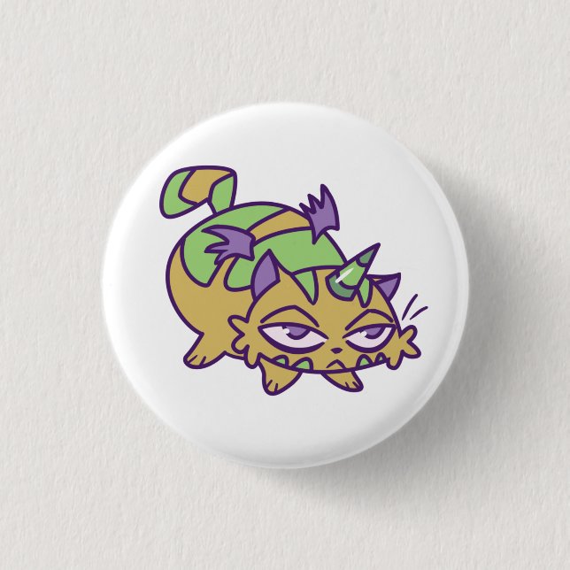 Pumpkin Pinback Button (Front)