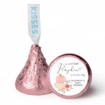 Pumpkin Pink Floral Girl Baby Shower Hershey®'s Kisses®
