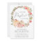 Pumpkin Pink Floral Watercolor Girl Baby Shower