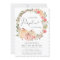 Pumpkin Pink Floral Watercolor Girl Baby Shower