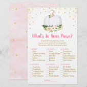 Pumpkin Pink Gold What's In Your Purse Game (Front/Back)