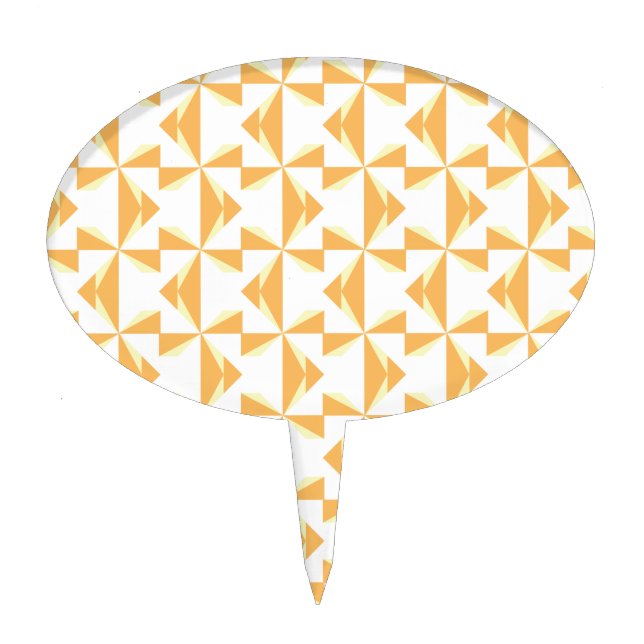 Pumpkin Pinwheels Cake Topper (Front)