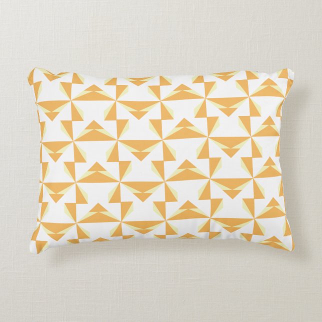 Pumpkin Pinwheels Decorative Pillow (Front)