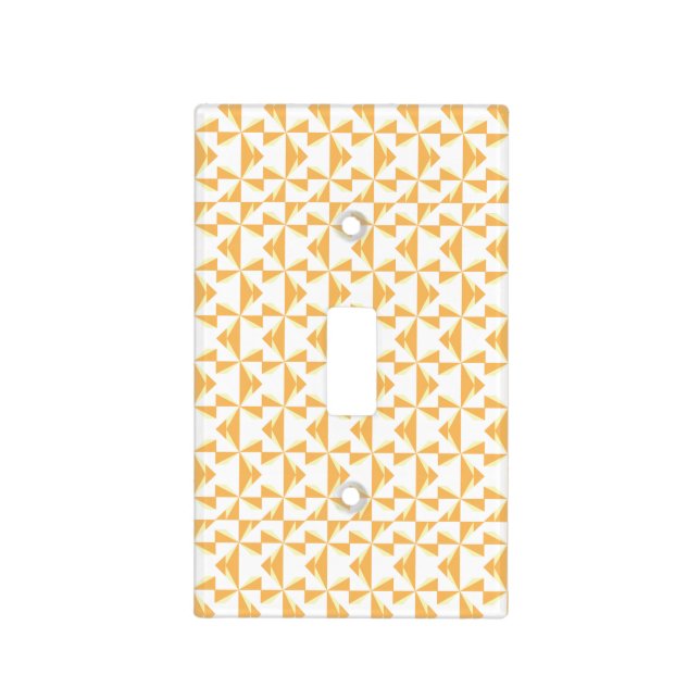 Pumpkin Pinwheels Light Switch Cover (Front)