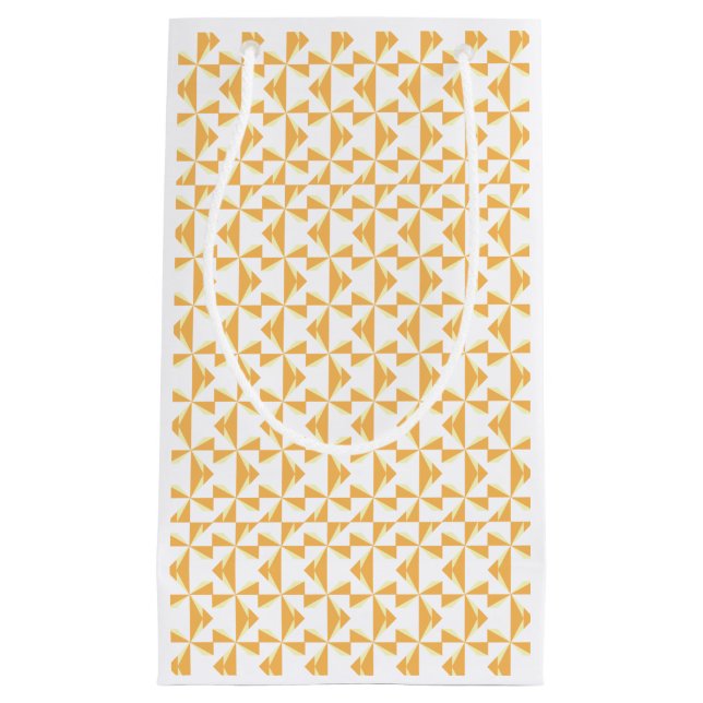 Pumpkin Pinwheels Small Gift Bag (Front)