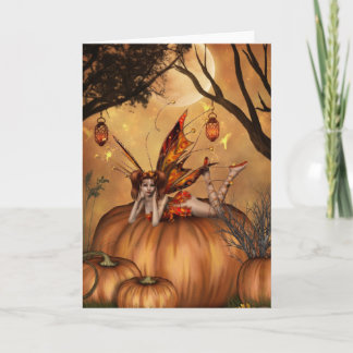 Pumpkin Pixie Card