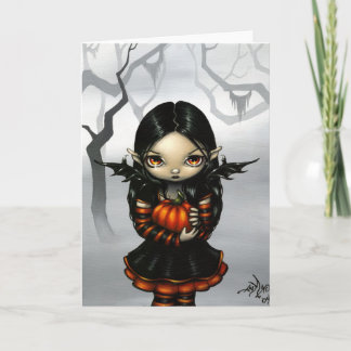 "Pumpkin Pixie" Greeting Card