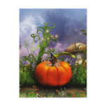 Pumpkin Pixie Postcard