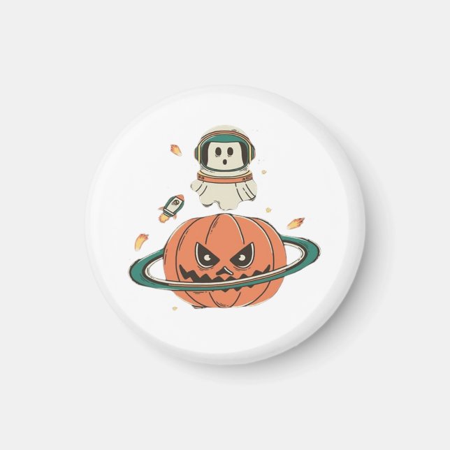 Pumpkin Planet  Magnet (Front)