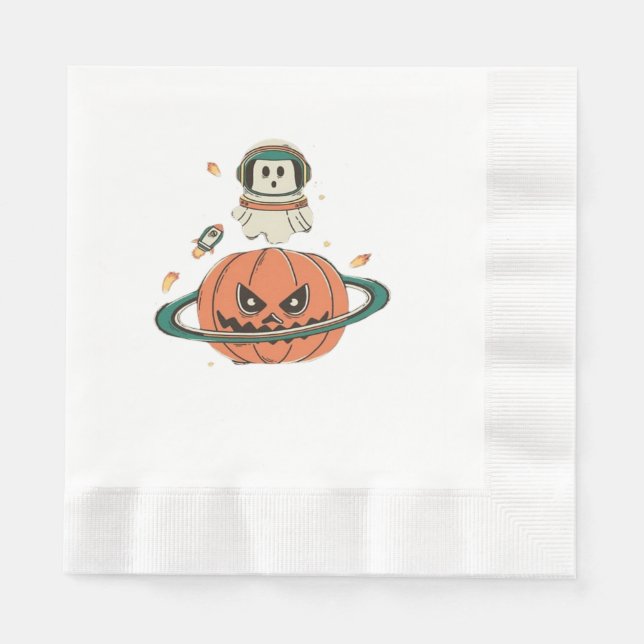 Pumpkin Planet  Napkins (Front)
