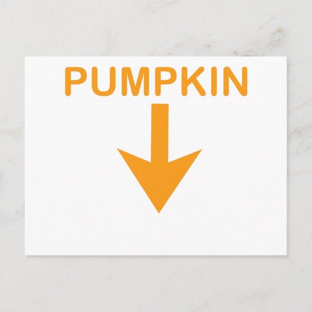 PUMPKIN.png Postcard (Front)