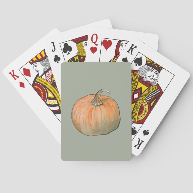 Pumpkin Poker Cards (Back)